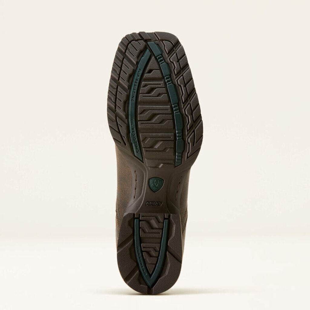 100353626 MENS HYBRID LOW BOY WESTERN BOOT ACORN