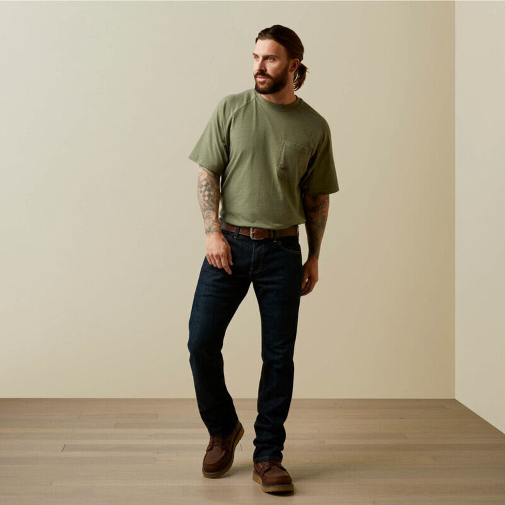 10034627 Rebar M7 Slim DuraStretch Basic Stackable Straight Leg Jean