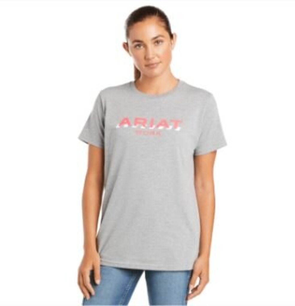 10035283 Women's Plus Size Rebar Cotton Strong Logo T-Shirt