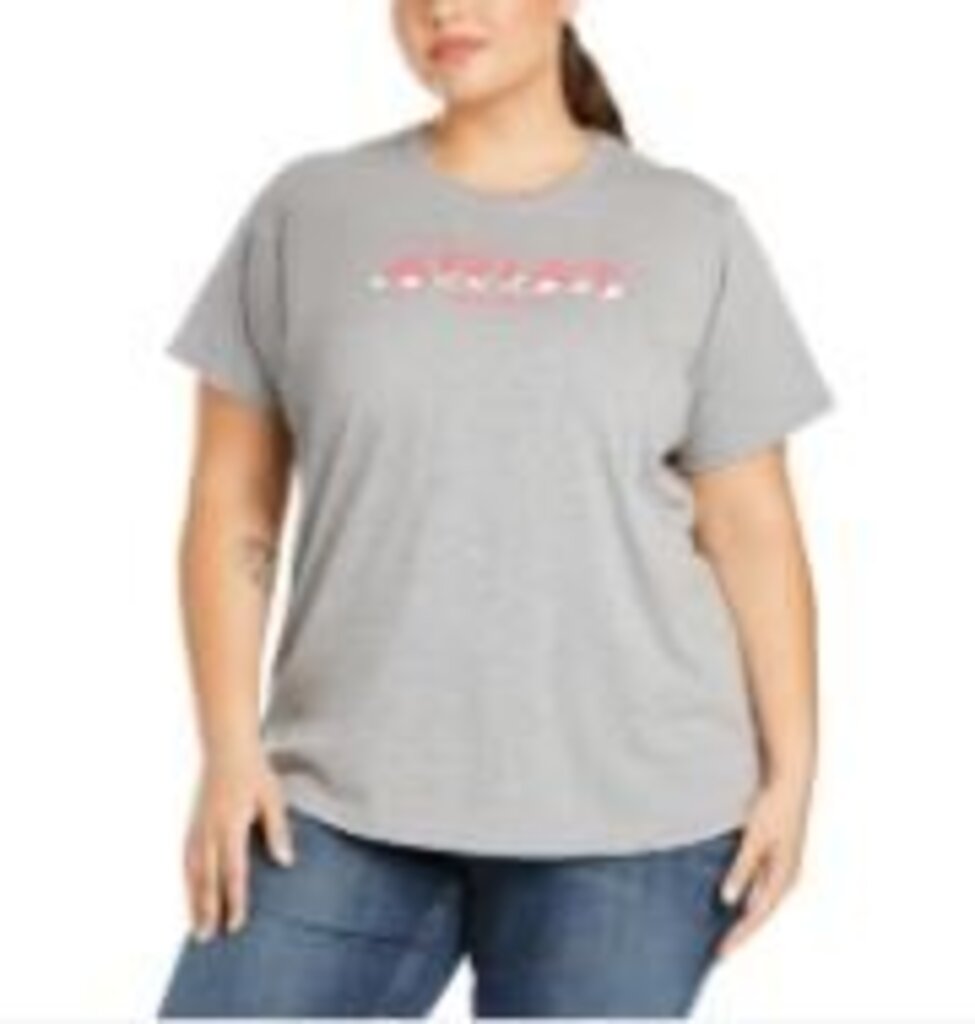 10035283 Women's Plus Size Rebar Cotton Strong Logo T-Shirt