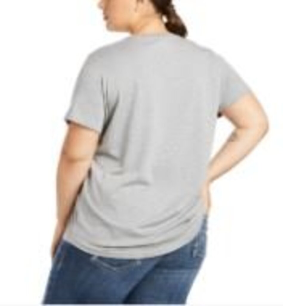 10035283 Women's Plus Size Rebar Cotton Strong Logo T-Shirt