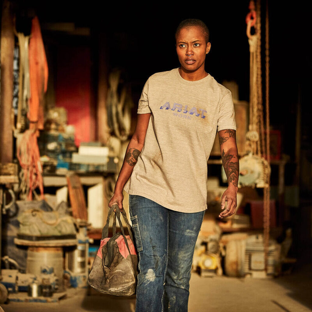 10043354 WMS Rebar Cotton Strong Logo T-Shirt