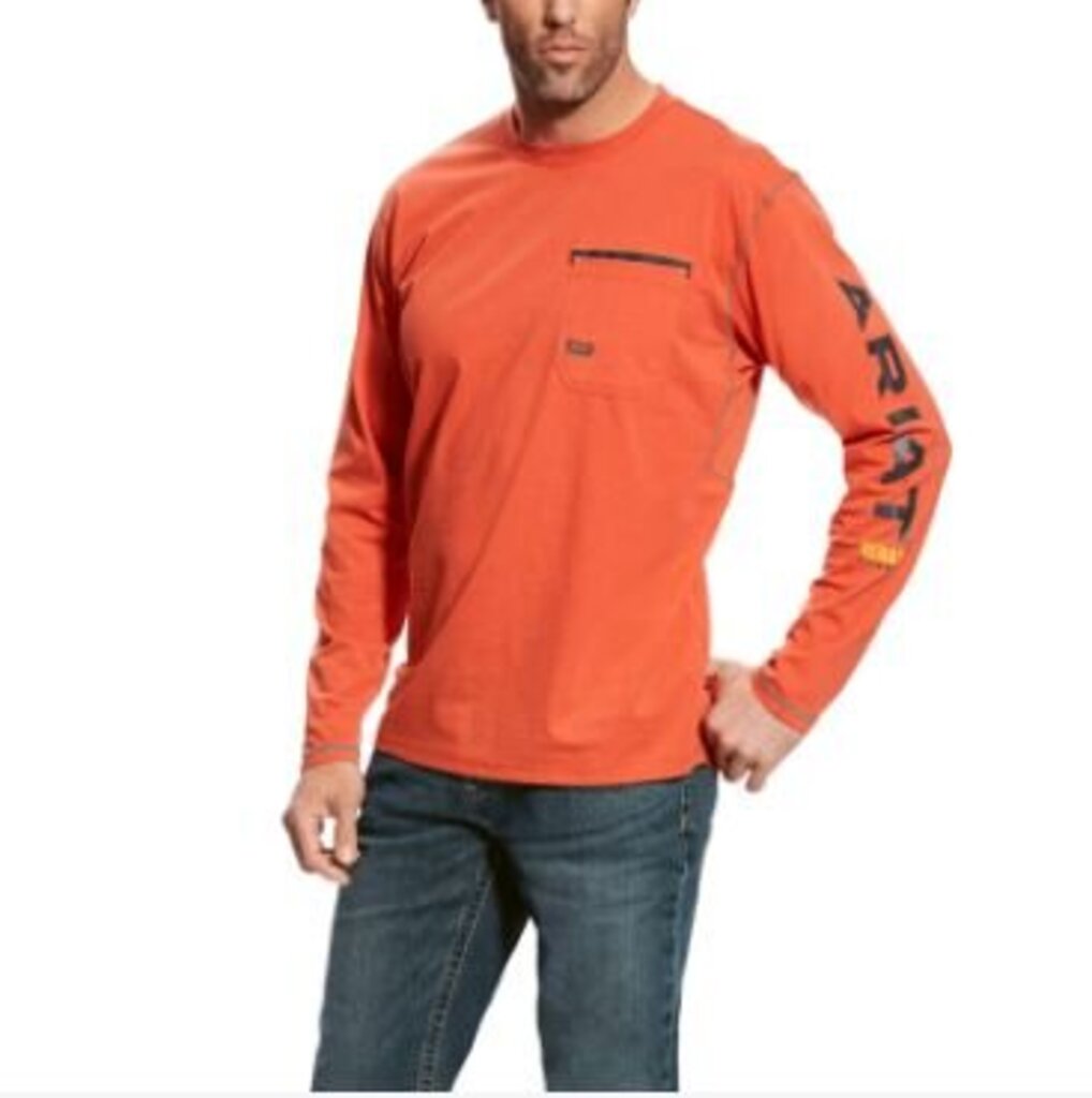 10023922 Men's Workman Long Sleeve Shirt -Volcanic Heather
