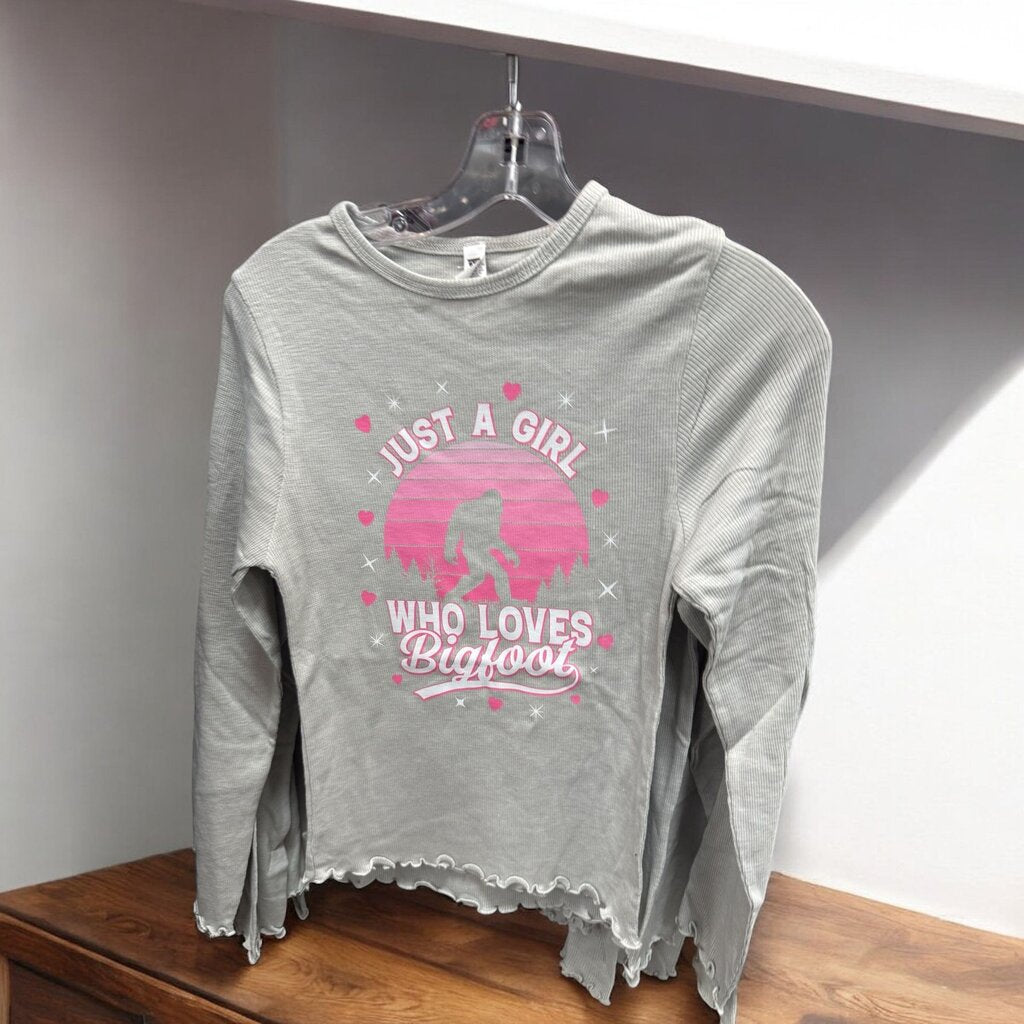 Just A Girl Bigfoot Tee